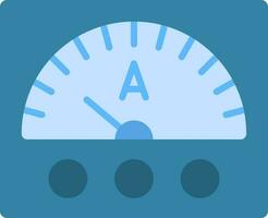 Ammeter icon vector image. Suitable for mobile apps, web apps and print media.