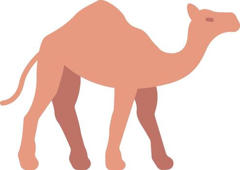 Camel icon vector image. Suitable for mobile apps, web apps and print media.