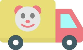 Circus Van icon vector image. Suitable for mobile apps, web apps and print media.