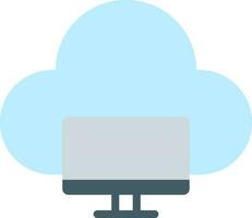 Cloud System icon vector image. Suitable for mobile apps, web apps and print media.