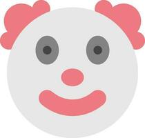 Clown Face icon vector image. Suitable for mobile apps, web apps and print media.