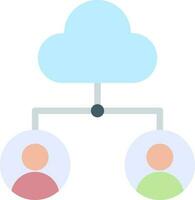 Cloud Group icon vector image. Suitable for mobile apps, web apps and print media.