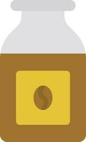 Coffee bottle icon vector image. Suitable for mobile apps, web apps and print media.