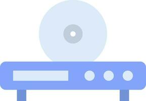 Disc Player icon vector image. Suitable for mobile apps, web apps and print media.