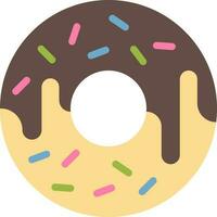 Doughnut sprinkled icon vector image. Suitable for mobile apps, web apps and print media.