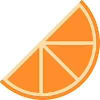 Orange slice icon vector image. Suitable for mobile apps, web apps and print media.