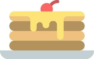 Pancakes icon vector image. Suitable for mobile apps, web apps and print media.