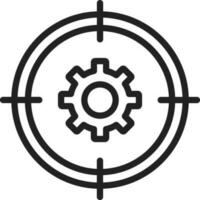 Goals Management icon vector image. Suitable for mobile apps, web apps and print media.
