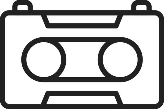 Tape Recorder icon vector image. Suitable for mobile apps, web apps and print media.