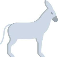 Donkey icon vector image. Suitable for mobile apps, web apps and print media.