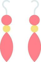 Earrings icon vector image. Suitable for mobile apps, web apps and print media.