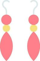 Earrings icon vector image. Suitable for mobile apps, web apps and print media.