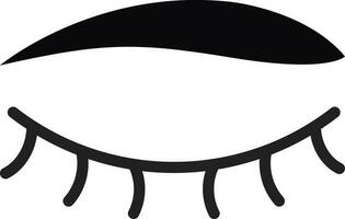 Eyelash Curled icon vector image. Suitable for mobile apps, web apps and print media.