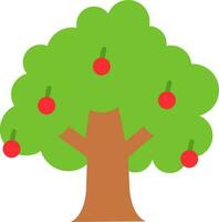 Fruta árbol icono vector imagen. adecuado para móvil aplicaciones, web aplicaciones y impresión medios de comunicación.