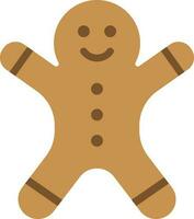 Ginger Bread icon vector image. Suitable for mobile apps, web apps and print media.