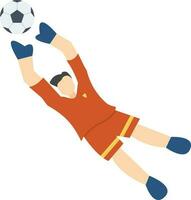 Goalkeeper icon vector image. Suitable for mobile apps, web apps and print media.