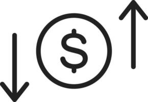 Profit Loss icon vector image. Suitable for mobile apps, web apps and print media.