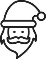 Santa Claus icon vector image. Suitable for mobile apps, web apps and print media.