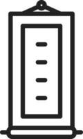 Scroll icon vector image. Suitable for mobile apps, web apps and print media.