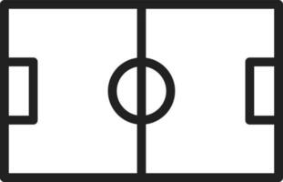 Soccer Field icon vector image. Suitable for mobile apps, web apps and print media.