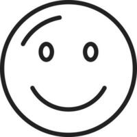 Slightly Smiling Face icon vector image. Suitable for mobile apps, web apps and print media.