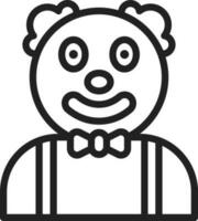 Clown icon vector image. Suitable for mobile apps, web apps and print media.