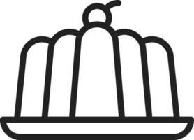 Jelly icon vector image. Suitable for mobile apps, web apps and print media.