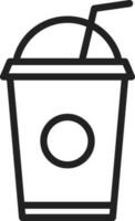 Juice cup icon vector image. Suitable for mobile apps, web apps and print media.