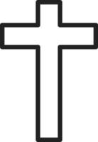 Latin Cross icon vector image. Suitable for mobile apps, web apps and print media.