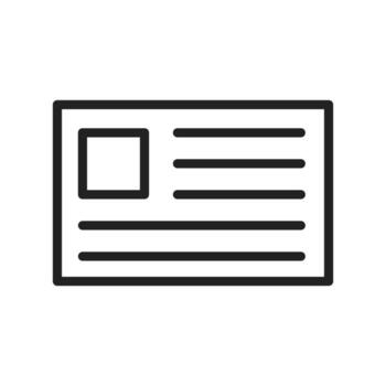 Photo Cards icon vector image. Suitable for mobile apps, web apps and print media.