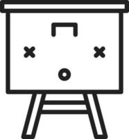 Presentation icon vector image. Suitable for mobile apps, web apps and print media.