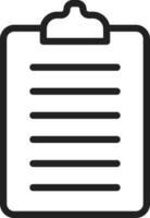 Clipboard icon vector image. Suitable for mobile apps, web apps and print media.