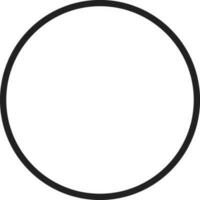 Circle icon vector image. Suitable for mobile apps, web apps and print media.
