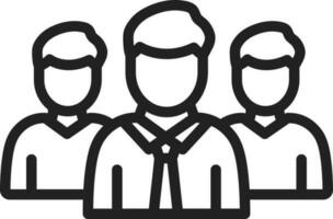 Executive Team icon vector image. Suitable for mobile apps, web apps and print media.
