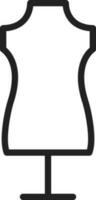 Dress Holder icon vector image. Suitable for mobile apps, web apps and print media.
