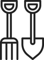 Farming Tools icon vector image. Suitable for mobile apps, web apps and print media.