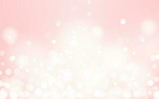 Pink valentine bokeh soft light abstract background, Vector eps 10 illustration bokeh particles, Background decoration