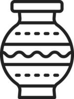 Amphora icon vector image. Suitable for mobile apps, web apps and print media.