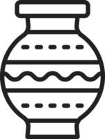 Amphora icon vector image. Suitable for mobile apps, web apps and print media.