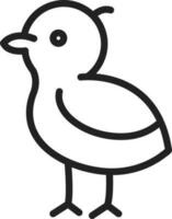 Baby Chick icon vector image. Suitable for mobile apps, web apps and print media.