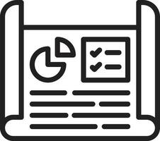 Business Project Sketch icon vector image. Suitable for mobile apps, web apps and print media.