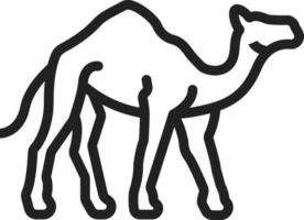 Camel icon vector image. Suitable for mobile apps, web apps and print media.