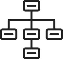 Draw Hierarchy icon vector image. Suitable for mobile apps, web apps and print media.
