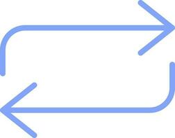 Repeat icon vector image. Suitable for mobile apps, web apps and print media.