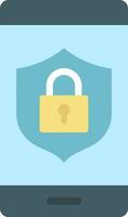 Secure Device icon vector image. Suitable for mobile apps, web apps and print media.