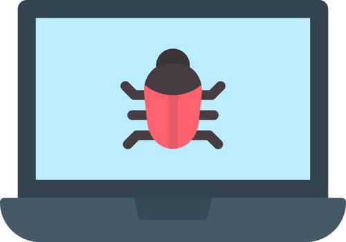 Virus icon vector image. Suitable for mobile apps, web apps and print media.