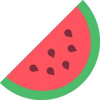 Watermelon slice icon vector image. Suitable for mobile apps, web apps and print media.