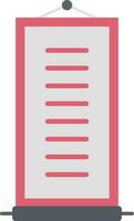 Scroll icon vector image. Suitable for mobile apps, web apps and print media.