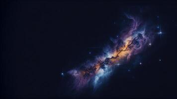 Orión constelación místico universo cuento de hadas ai generado foto