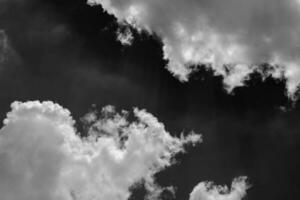 Textured cloud,Abstract white,isolated on black background photo